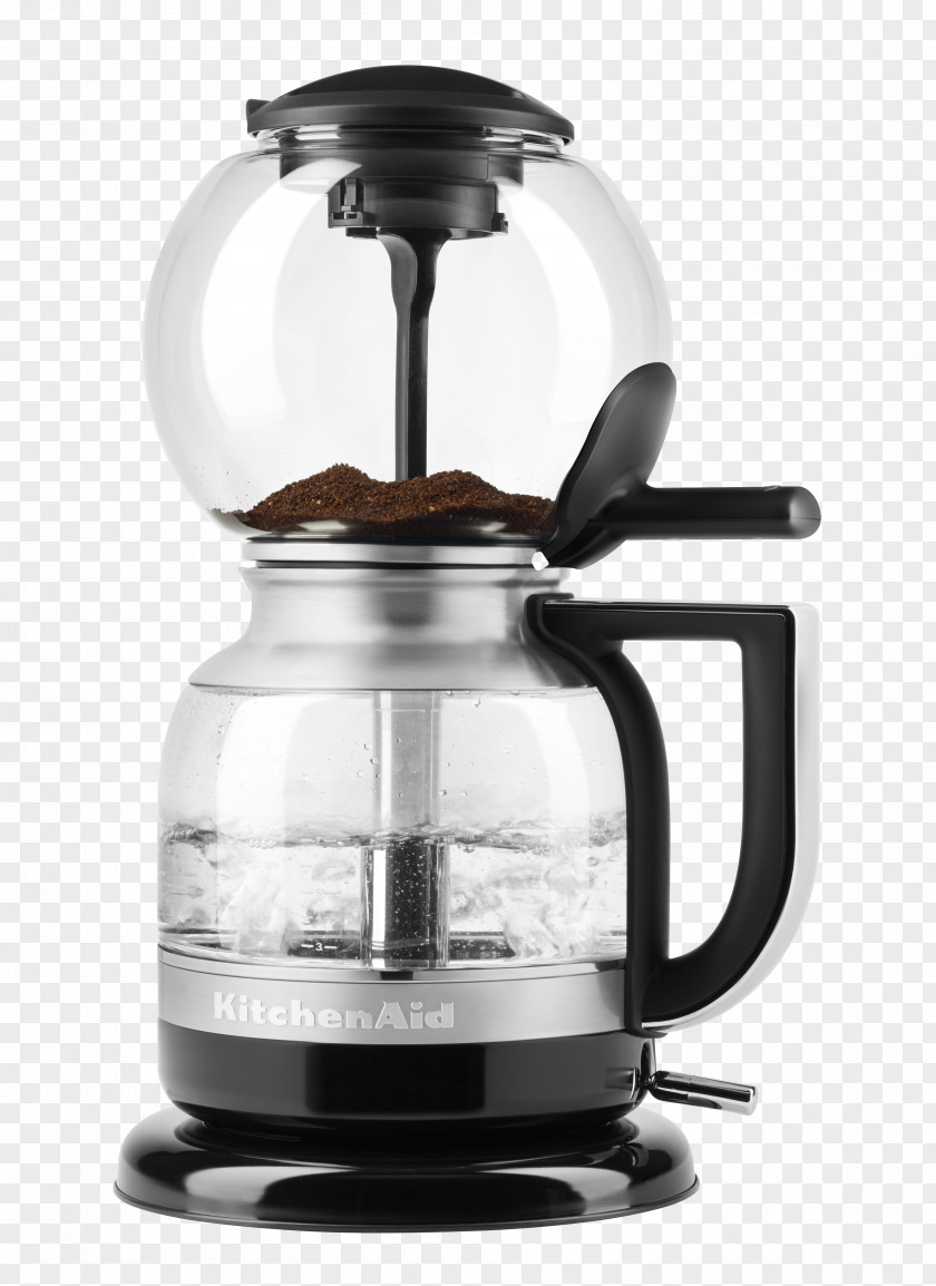 Artisan Vacuum Coffee Makers Espresso Coffeemaker Brewed PNG