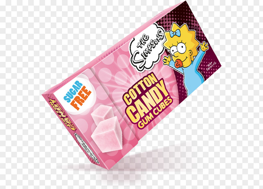 Chewing Gum Cotton Candy Flavor Food PNG