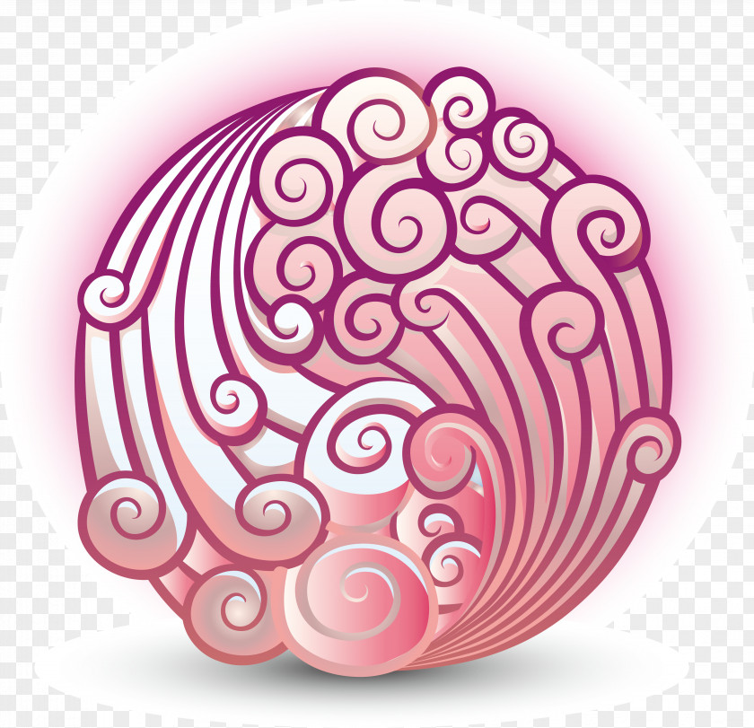 Classical Pattern Ball Element Water Fire Nature Air PNG