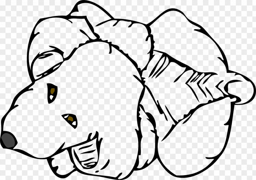 Dog Line Art Clip PNG