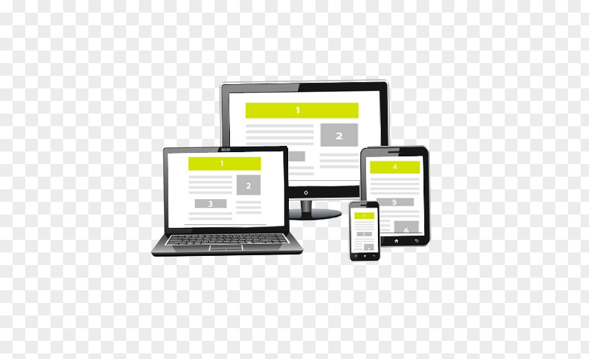 Laptop Responsive Web Design Tablet Computers Mobile Phones Handheld Devices PNG