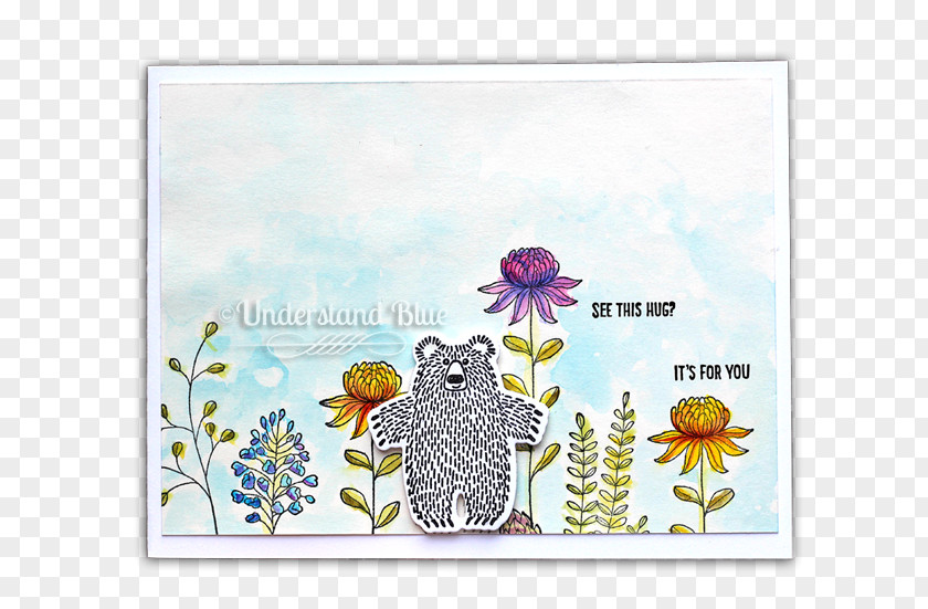 Watercolor Bear Art Bird Plant Animal PNG