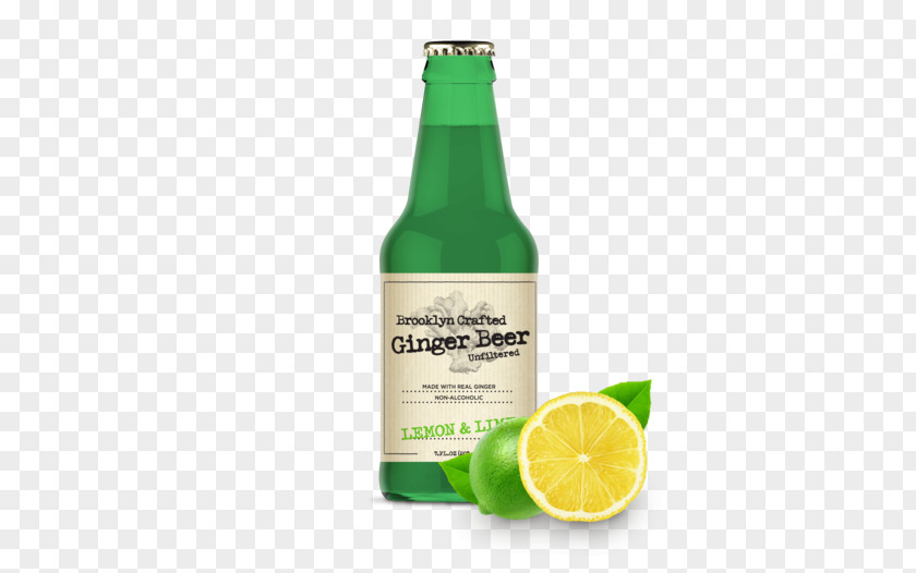 Beer Splash Ginger Brooklyn Cocktail Bottle PNG