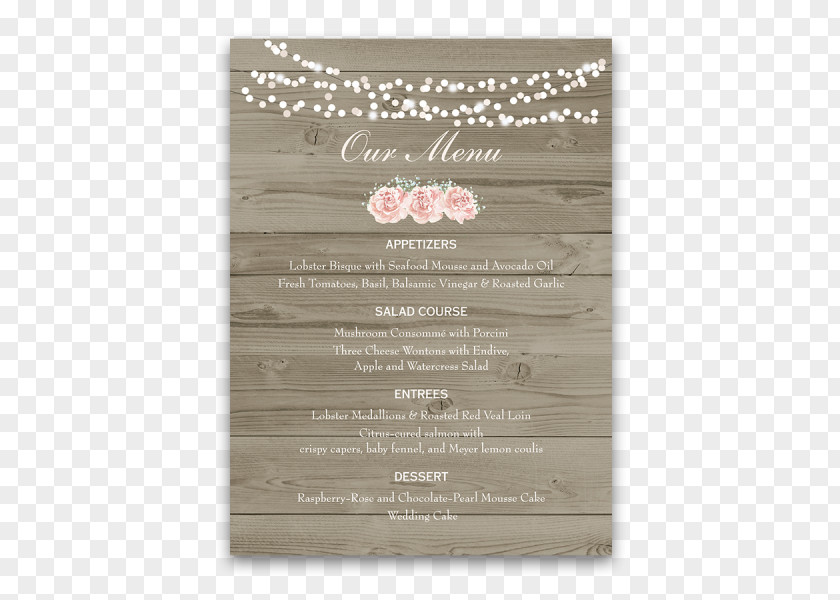 Blush Floral Wedding Invitation Engagement Party Bridal Shower PNG