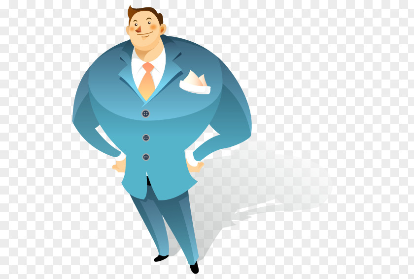 Business Man Building Businessperson Cartoon PNG