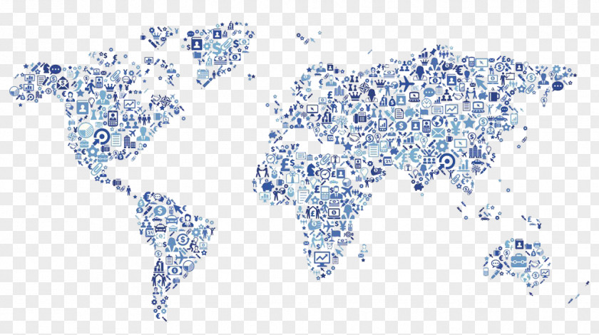 Creative Icon Design World Map Location Organization Business Executive Search Halliburton PNG
