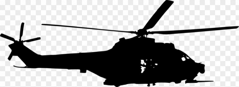 Helicopter Rotor Military Silhouette PNG