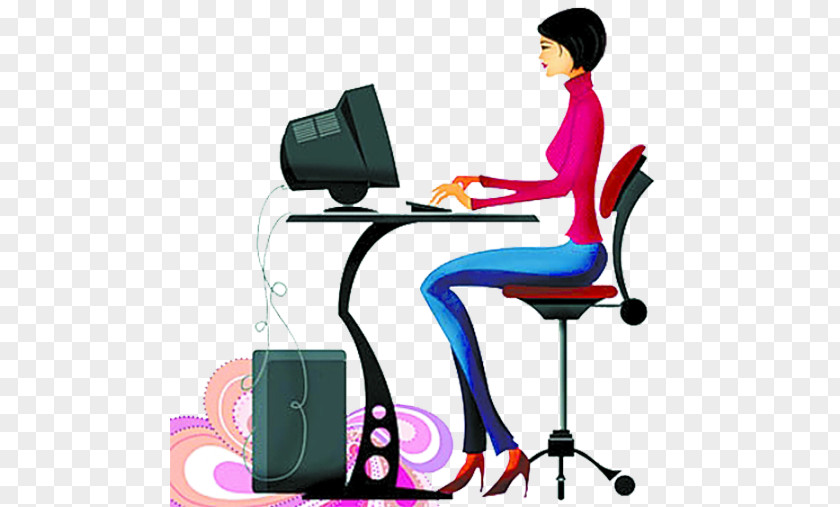 Is Using The Beauty Of Computer Human Factors And Ergonomics Drawing Illustration PNG