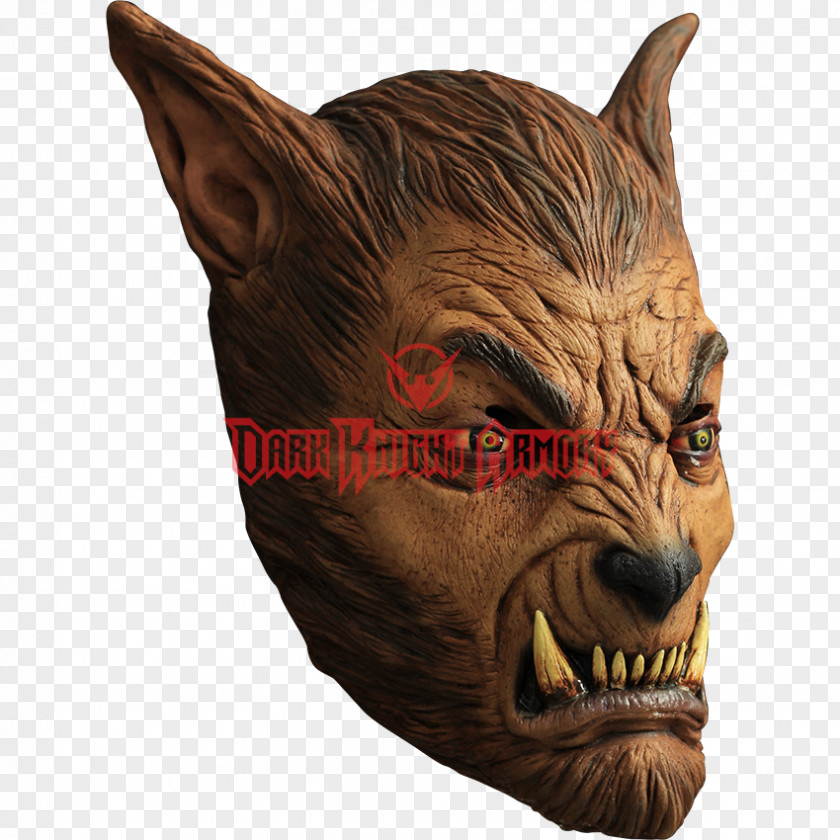 Mask Gray Wolf Halloween Costume Werewolf PNG