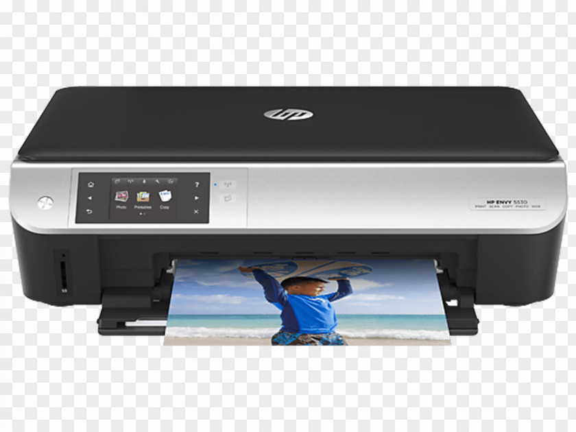 Watercolor Multi-color Hewlett-Packard HP Envy Multi-function Printer Ink Cartridge PNG