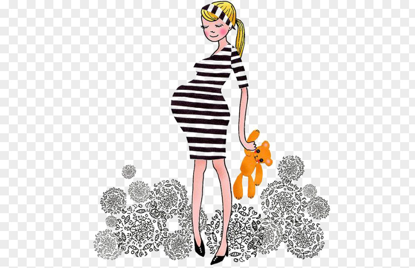 Pregnant Woman Pregnancy Drawing Infant Illustration PNG