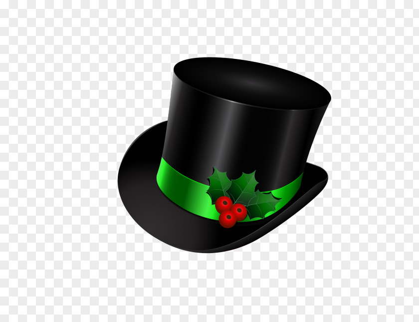 Top Hat Santa Claus Christmas Clip Art PNG
