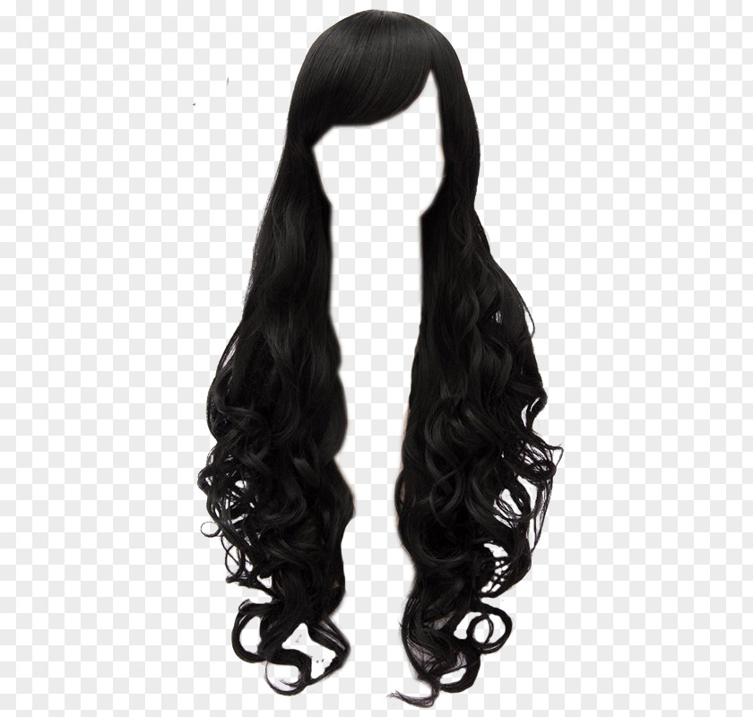 Wig Hairstyle Black Hair PNG