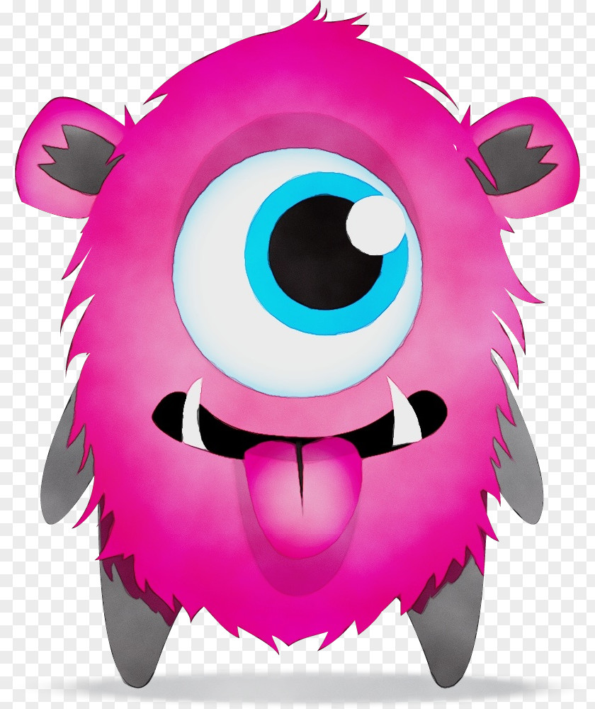 Animation Magenta Pink Cartoon Clip Art Eye PNG