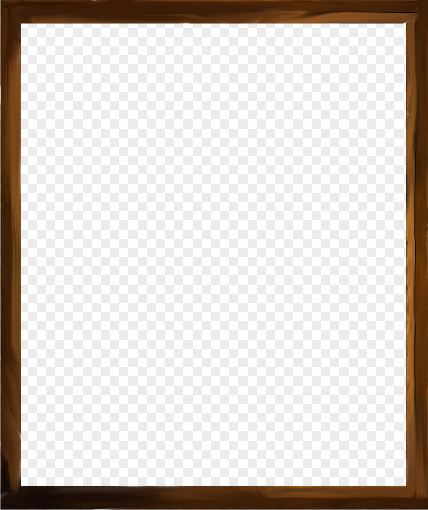 Brown Frame Square Picture Text Chessboard Wood Stain PNG