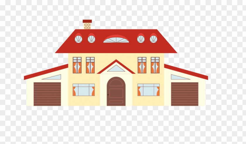 Cartoon House Architecture PNG