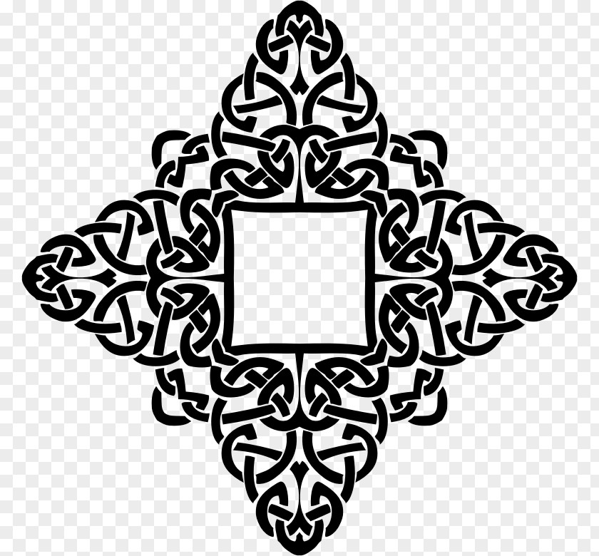 Design Line Art Celtic Knot Clip PNG