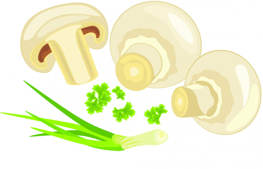 Mushroom Straw Vegetable Food Clip Art PNG