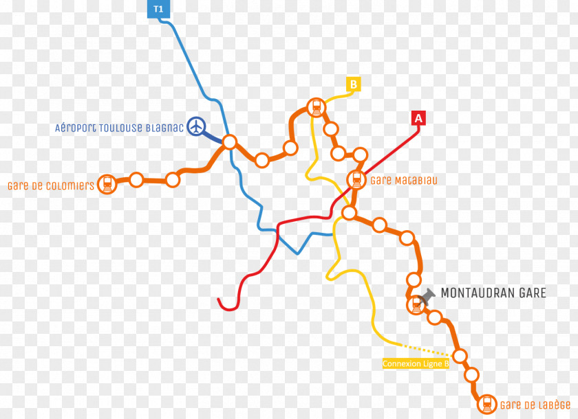 Rapid Transit Toulouse Aerospace Express Euro-Sud-Ouest Trolley Metro PNG