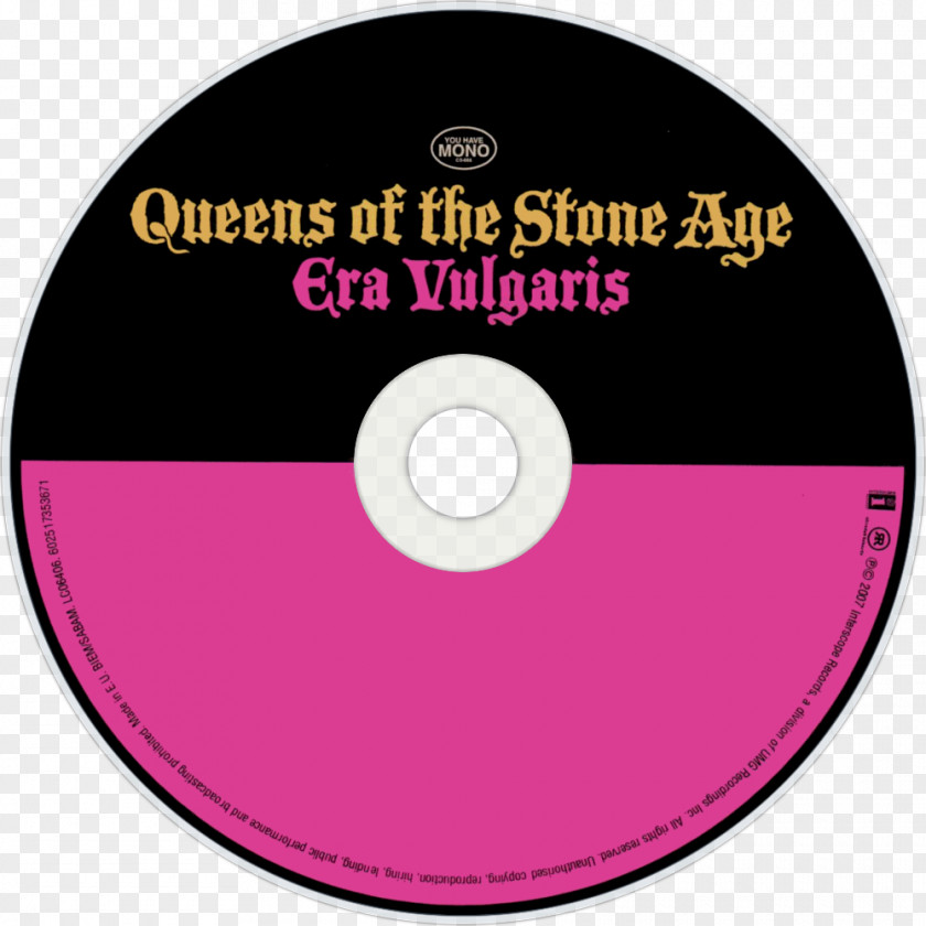 Stone Age Compact Disc Queens Of The Era Vulgaris Album PNG