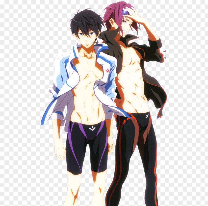 Haruka Nanase Gō Matsuoka Nagisa Hazuki Aiichiro Nitori Rei Ryūgazaki PNG