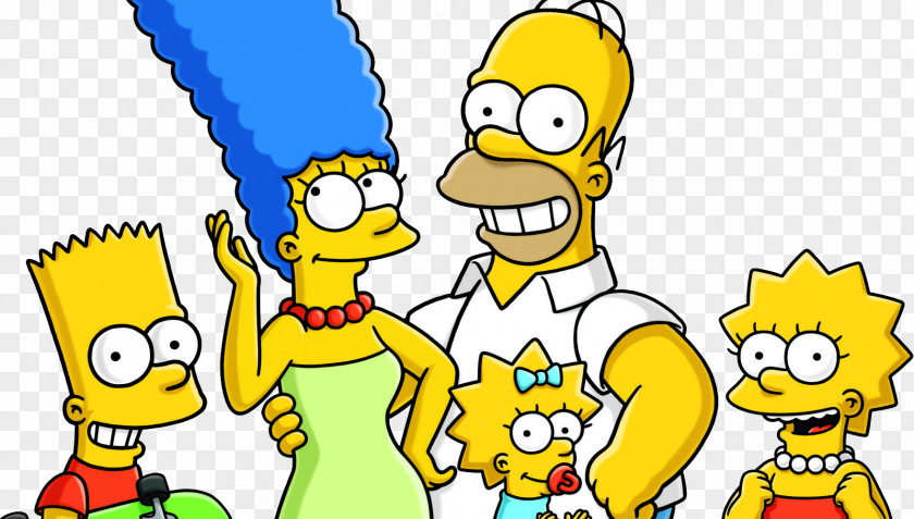 Homero Homer Simpson Bart Lisa Marge Family PNG