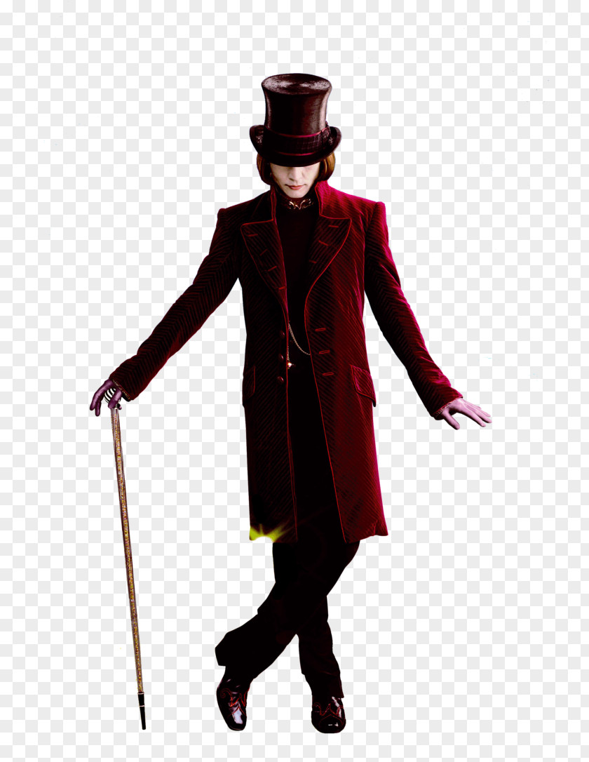 Johnny Depp Willy Wonka Charlie Bucket Film Poster PNG