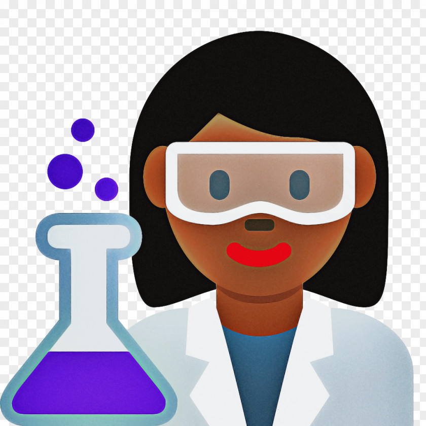 Laboratory Equipment Chemist Emoji Background PNG