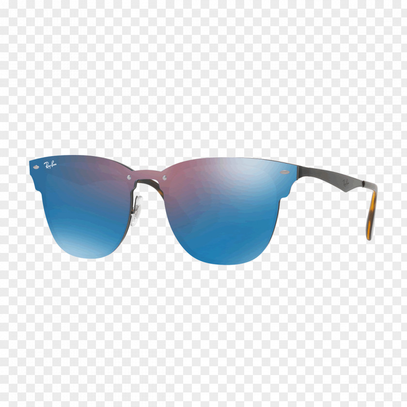 Sunglasses Ray-Ban Blaze Clubmaster Round Metal Erika Classic PNG