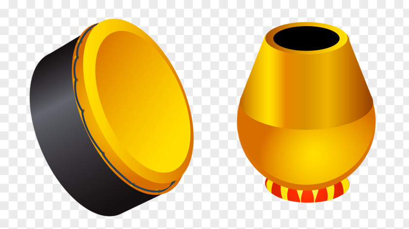 Yellow Jar Musical Instrument PNG