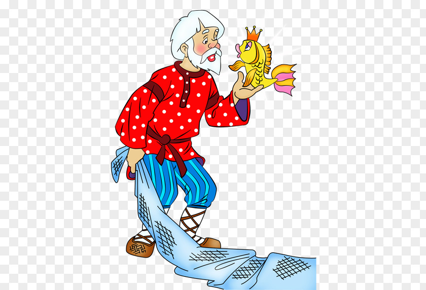 Attaching Poster The Tale Of Fisherman And Fish Goldfish Fairy Image PNG