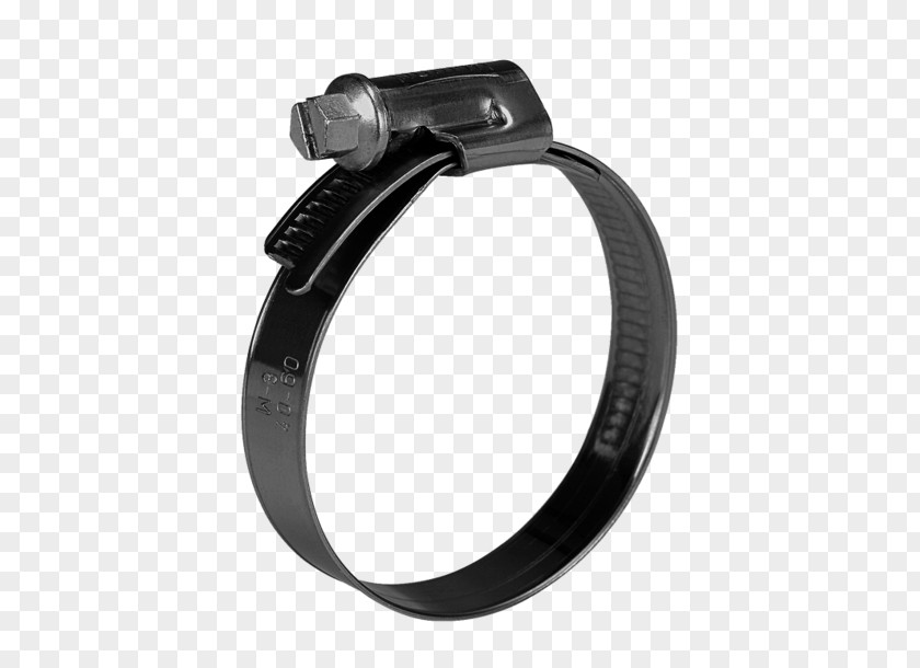 Hose Clamp Worm Drive Steel Fastener PNG