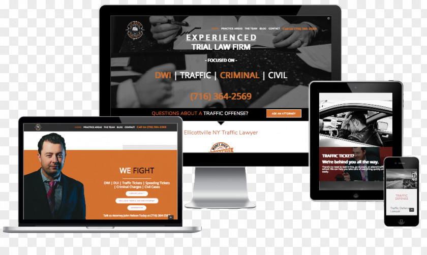 Web Design Responsive BIG Waterfall Buffalo Website PNG