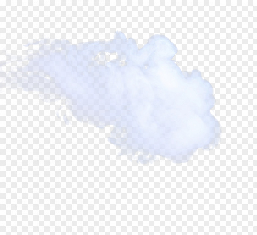 White Mist Blue Sky Cloud Pattern PNG