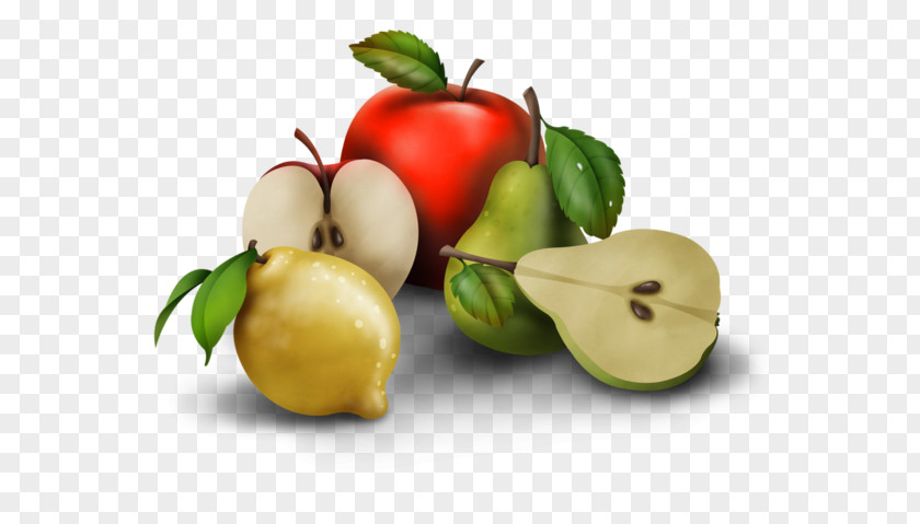 Apple Pear Vegetarian Cuisine Food PNG