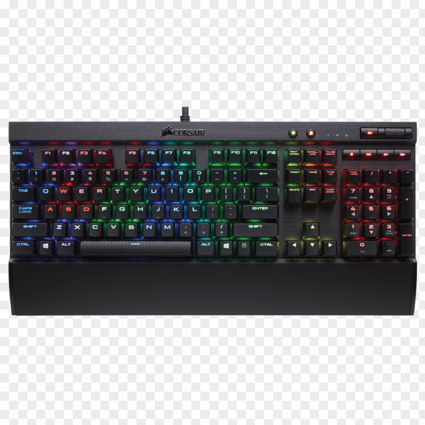 Computer Keyboard Corsair Gaming K70 LUX RGB Input Devices STRAFE PNG
