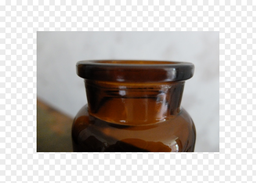 Glass Bottle Caramel Color Brown Lid PNG