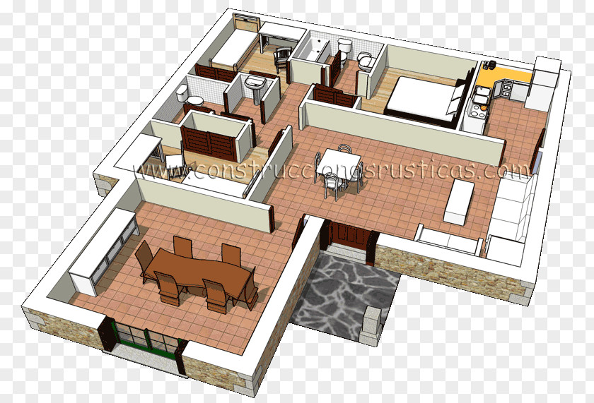House Floor Plan Residential Building Facade Bedroom PNG