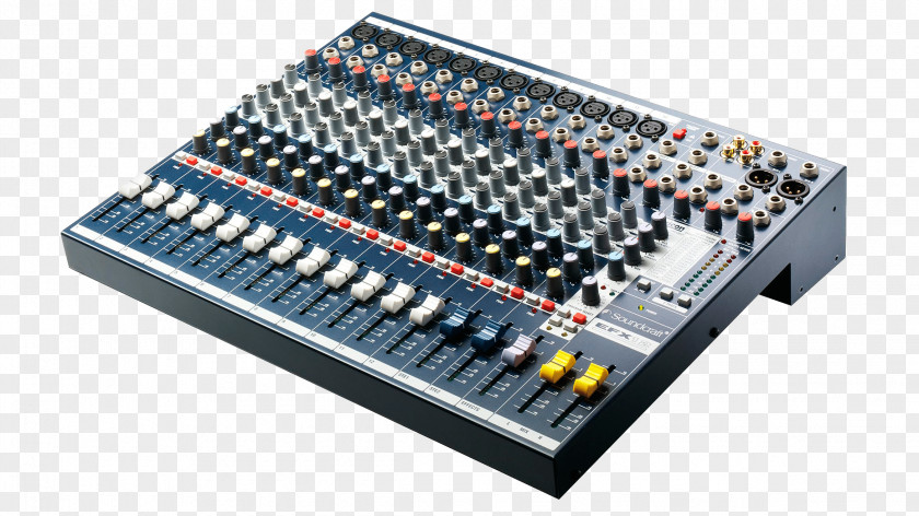 Microphone Audio Mixers Soundcraft EFX12 FX16ii PNG