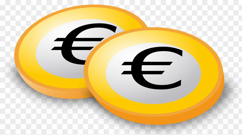 Coins Euro Money Clip Art PNG