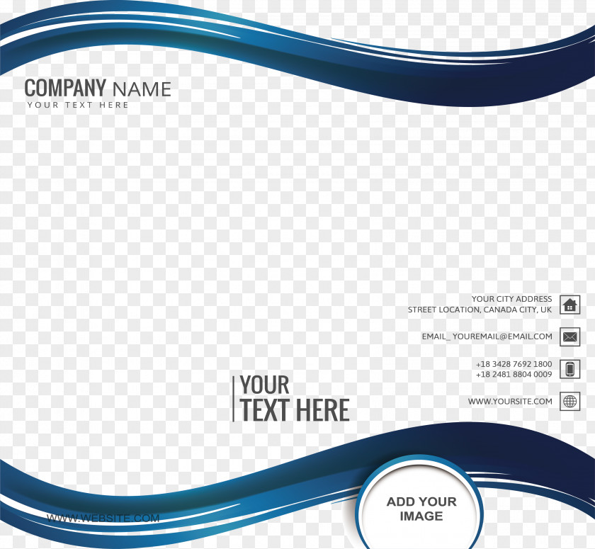 Dark Blue Wavy Border Vecteur Computer File PNG