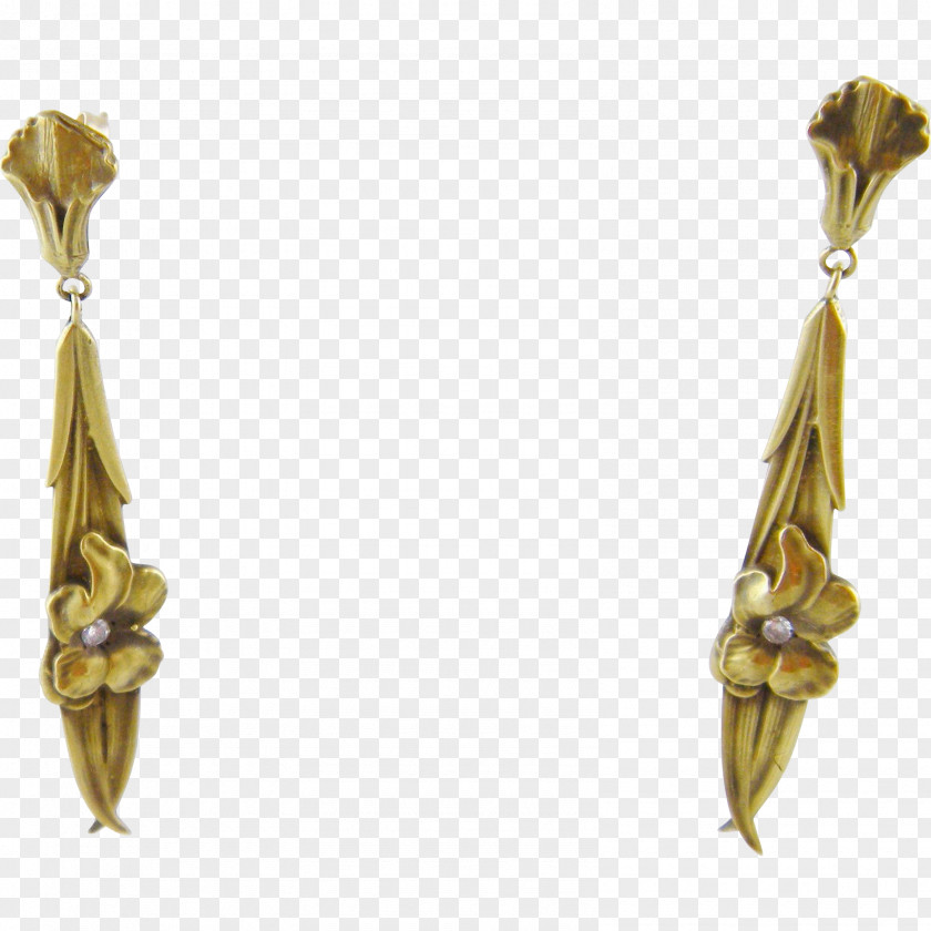 Callalily Earring Body Jewellery Clothing Accessories 01504 PNG