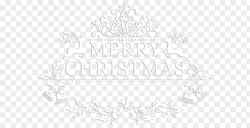 Christmas Black And White Clip Art PNG