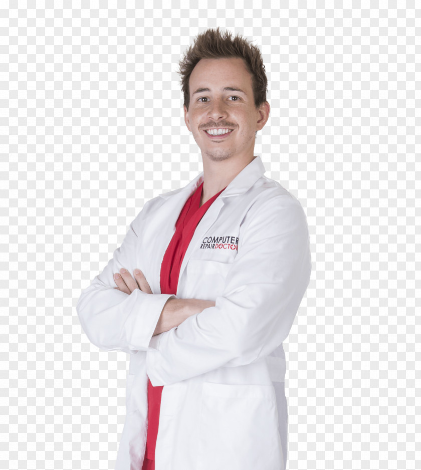 Computer Repair Doctor Lab Coats Physician Stethoscope Sleeve PNG
