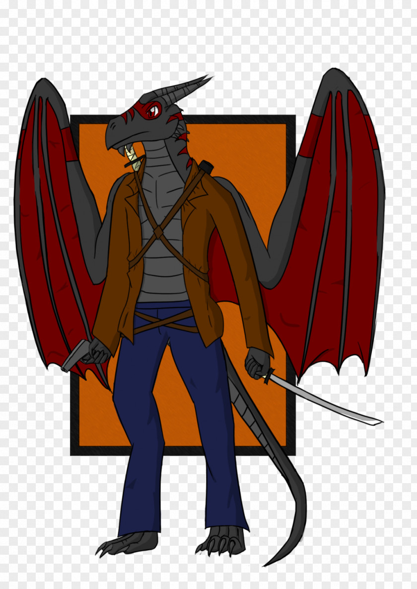 Demon Animated Cartoon Illustration PNG