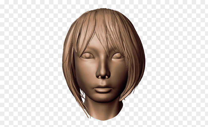 Hair Chin Coloring Brown Bangs PNG