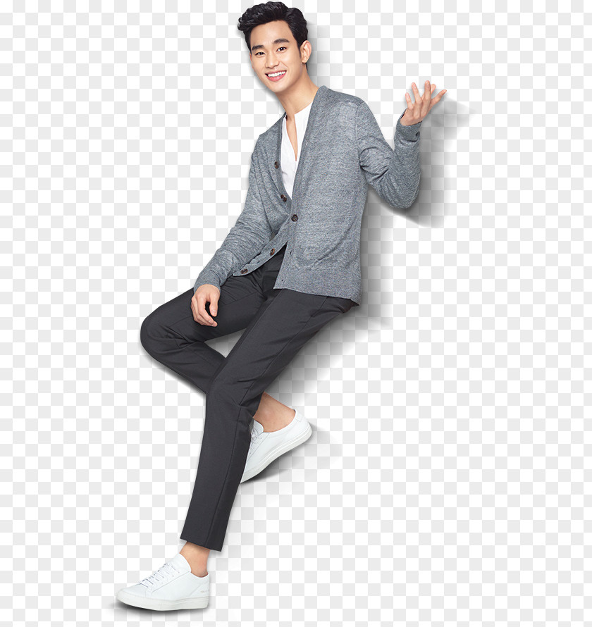 Kim Soo Hyun Blazer Suit Sleeve Pants Business PNG