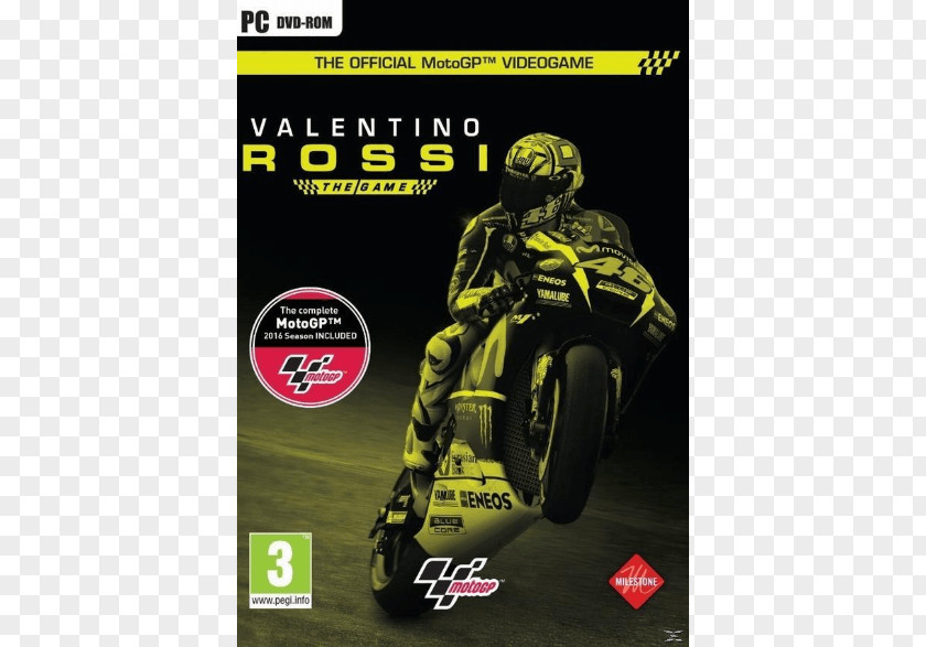 Stencil Valentino Rossi Rossi: The Game MotoGP Project CARS PlayStation 4 Moto Racer PNG