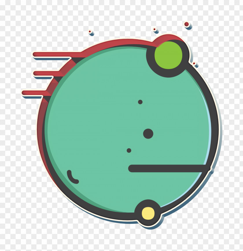 Green Venues Icon Earth Planet Saturn PNG