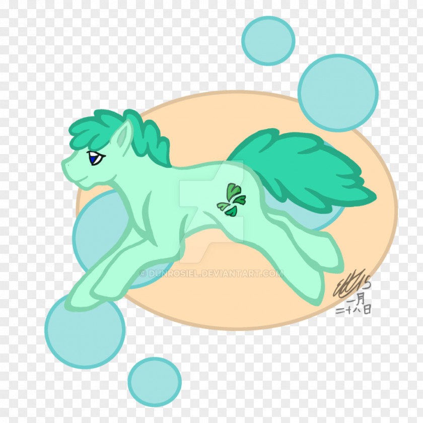 Horse Mammal Turquoise Clip Art PNG